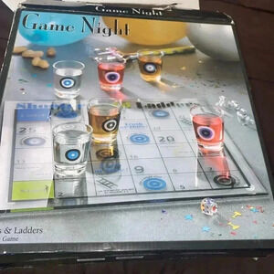 Game Night Shoots and Ladders Drinking Game New Open Box